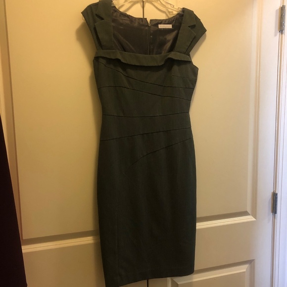 New York & Co Grey Square-Neck Dress | Size 2 - Picture 4 of 4